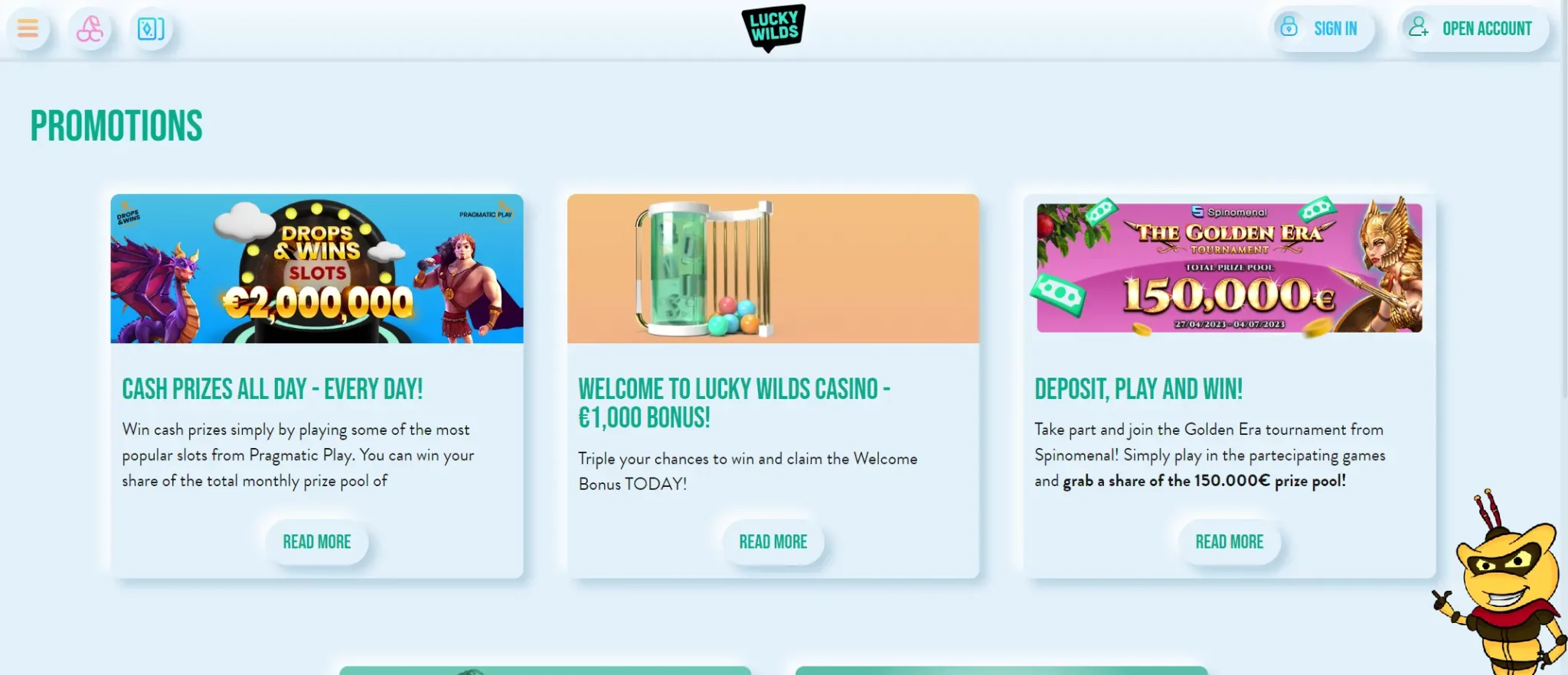 Overview of Lucky Wilds Casino Bonus Offers
