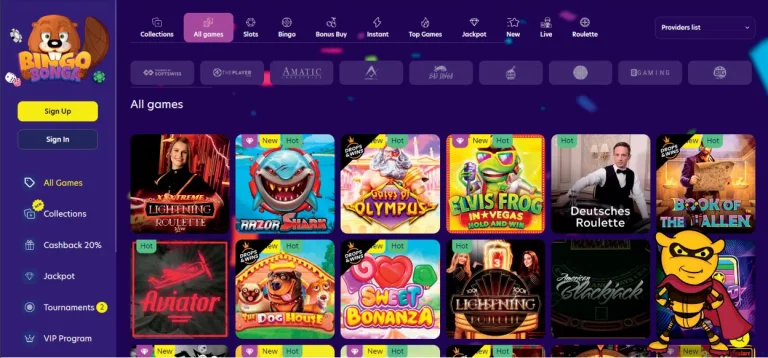 BingoMania Casino Games 